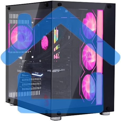 Компьютер Bloody BD-PC CZ79C3 MT i7 14700KF (3.4) 64Gb SSD1Tb RTX 5070Ti 16Gb Windows 11 Home 64 2.5xGbitEth 850W черный (RUS) (2129080)-6