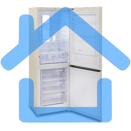 Холодильник Бирюса B-G920NF бежевый двухкамерный 210/100 л морозилка снизу, No Frost-2