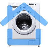 Стиральная машина Maunfeld MFWM106WH051D белая, загрузка фронтальная 6кг, 1000 об/мин., класс: A++