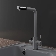 Кухонный смеситель GranFest Quarz GF-Z-5421, Г-образный, кран под фильтрованную воду, темно-серый