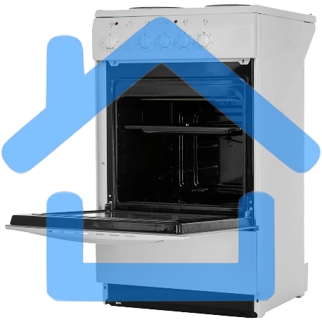 Плита электрическая De Luxe 5004.12э белый, конфорок 4 шт, духовка 43 л, 50 см x 85 см x 50 см-1