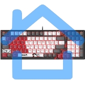 Клавиатура A4Tech Bloody S98 Naraka BLMS Plus механическая черный/красный USB for gamer LED (S98 NARAKA BLMS RED PLUS)