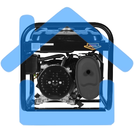 Электрогенератор бензиновый Huter DY4000L, 3.3 кВт, 68 дБ, 40.3 кг-6