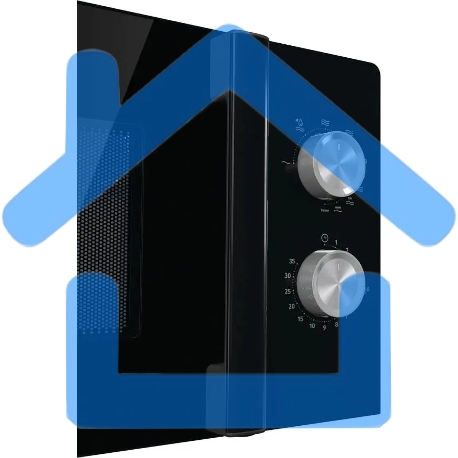 Микроволновая печь Gorenje MO20E2BH черный 20л 800Вт поворотный механизм-1