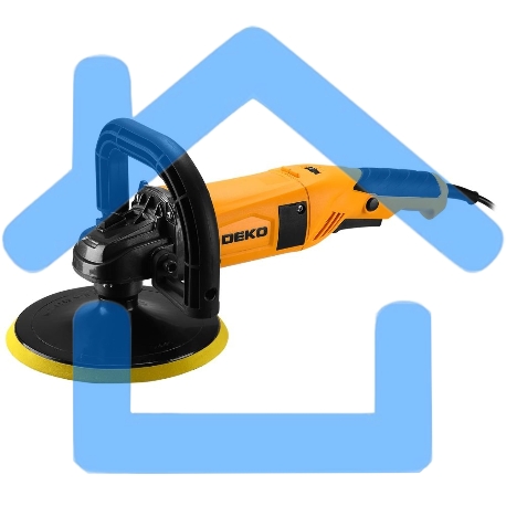 Шлифмашина полировальная сетевая DEKO DKP1400-180, 180мм, 1400 Вт