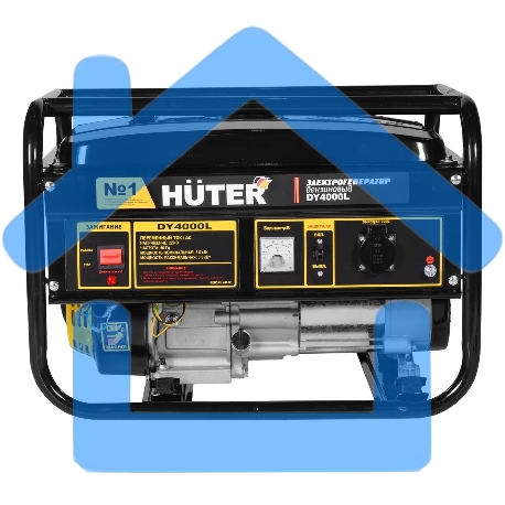 Электрогенератор бензиновый Huter DY4000L, 3.3 кВт, 68 дБ, 40.3 кг-4