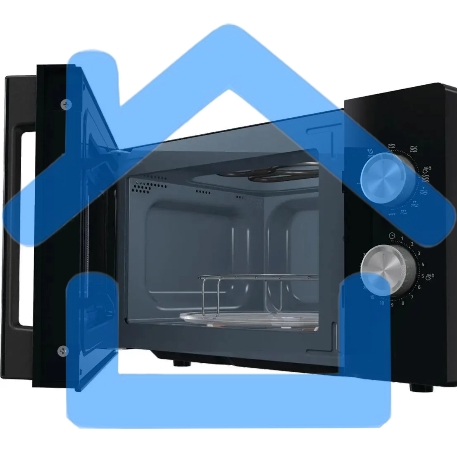 Микроволновая печь Gorenje MO20E2BH черный 20л 800Вт поворотный механизм-3