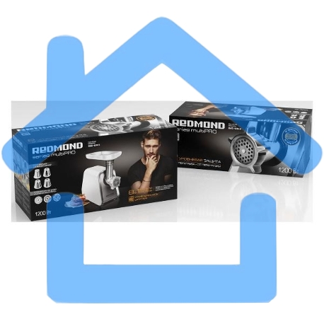 Мясорубка Redmond RMG-1216-8 1200Вт белый-1