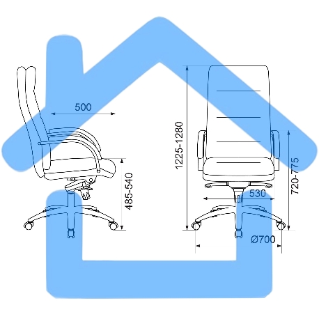 Кресло руководителя Бюрократ T-9927SL светло-коричневый Leather Eichel, кожа, крестовина металл хром-11