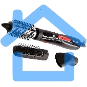 Фен-щетка DELTA DL-0432R черный с розовым