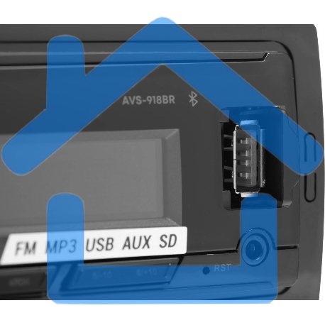 Автомагнитола ACV AVS-918BR 1DIN 4x50Вт-11