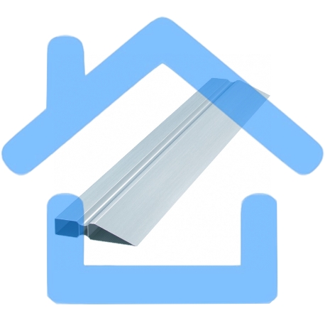 Правило алюминиевое Matrix, двойной захват, 2 ребра жесткости, L-2,0 м