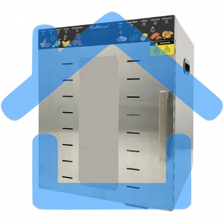 Сушилка для овощей и фруктов Pullman PL-1110, 10 уровней, 21 поддонов, 800 Вт