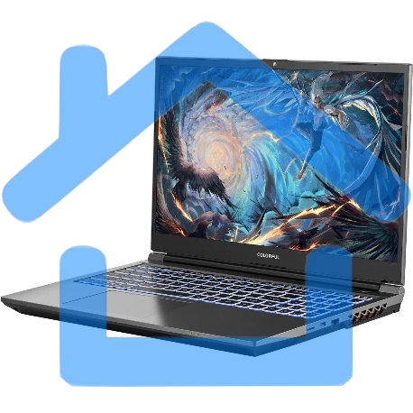 Ноутбук Colorful EVOL X15 AT 23H1-HD55D16512A-G-RU-KA серый Intel Core i5-12500H/16Gb/SSD 512Gb/RTX 4060 8G/15.6