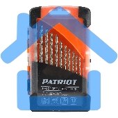 Набор сверл по металлу PATRIOT, быстрорежущая сталь, 13 шт: 1,5-6,5мм, в пластиковом боксе