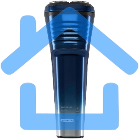 Электробритва роторная Hyundai H-SH8089 реж.эл.:3 питан.:аккум. голубой-10