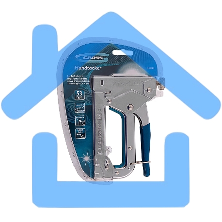 Степлер GROSS 41000 мебельный регулируемый handwerker стальной корпус тип скобы 53 4-14мм-2