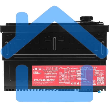 Автомагнитола ACV AVS-918BR 1DIN 4x50Вт-4