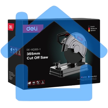 Отрезная монтажная пила Deli DE-XQ355-1E (2350Вт, 3800об/мин, диаметр диска 355мм)-1
