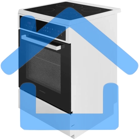 Электрическая стеклокерамическая плита Maunfeld MEC611CW10TD-5