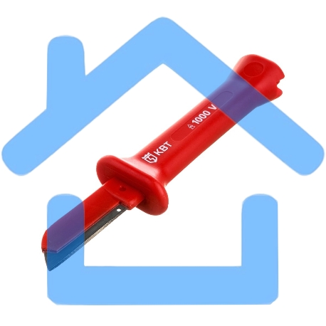 Нож монтерский диэлектрический НМИ-15 с частично изолированным прямым лезвием-2