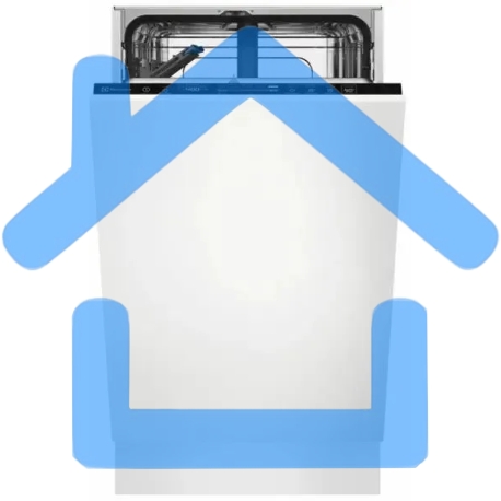 Встраиваемая посудомоечная машина Electrolux EEG62300L, серебристый, 44.6 см, 9 компл., 44 дБ, класс D