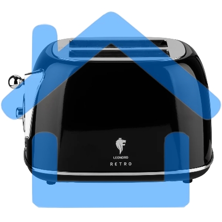 Тостер LEONORD LE-1903/1 RETRO черный-2