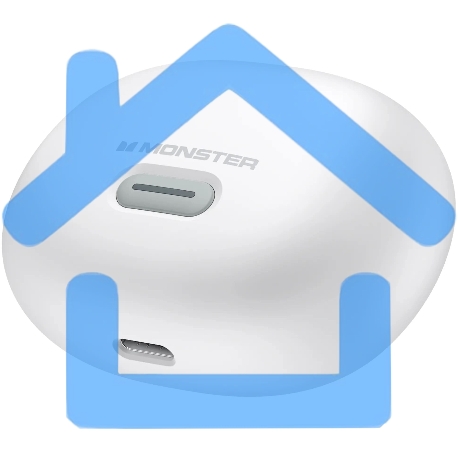 Наушники беспроводные MONSTER N-Lite 206 (MH22193) белые-1