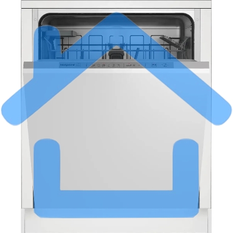 Встраиваемая посудомоечная машина Hotpoint HI 4B66WS