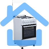 Плита комбинированная NORDEN FF5403GAZW белый