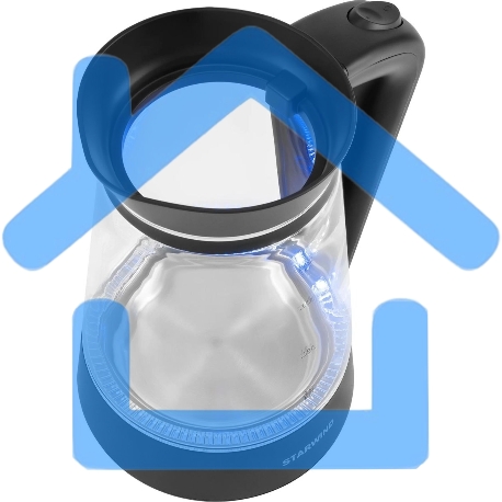 Чайник электрический Starwind SKG2116 1.8л. 1700Вт черный/прозрачный корпус: стекло-3