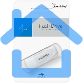 Флешка USB Smartbuy R/W Scout White (SB004Gb2SCW), 4Gb, USB 2.0, R/W 10/7, белый