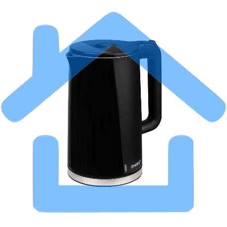 Чайник Energy E-208 1,7 л,сталь, двойной корпус, черный, 2200 Вт (105731)-1