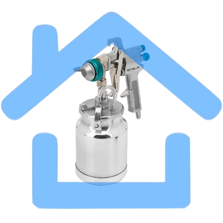 Краскораспылитель STELS -AS 702 НP профессиональный, всасывающего типа, сопло 1,8 мм и 2,0 мм Stels 57364-5