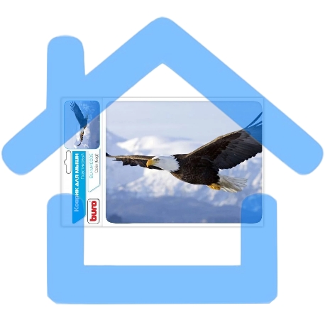 Коврик для мыши Buro BU-M40005 рисунок/орел-1