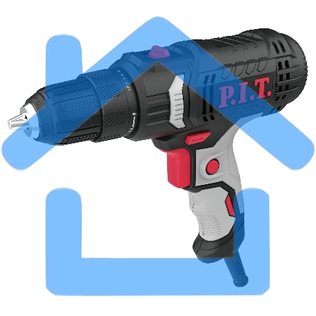 Дрель-шуруповерт P.I.T. PBM10-C3 400Вт патрон:быстрозажимной