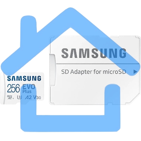 Флеш карта Samsung EVO Plus microSDXC 256Gb MB-MC256KA/EU-2