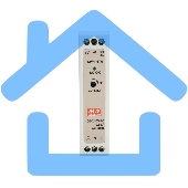 Блок питания AC-DC, 20Вт, вход 85-264V AC, 47-63Гц,120-370В DC, выход 12В,0-1,67A, рег. вых=±10%Uном, в кожухе на DIN-рейку