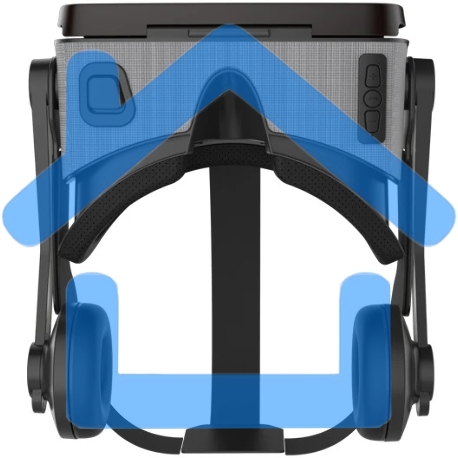 Очки виртуальной реальности RITMIX RVR-500 серый-4