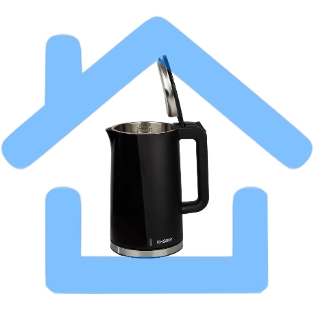 Чайник Energy E-208 1,7 л,сталь, двойной корпус, черный, 2200 Вт (105731)-5