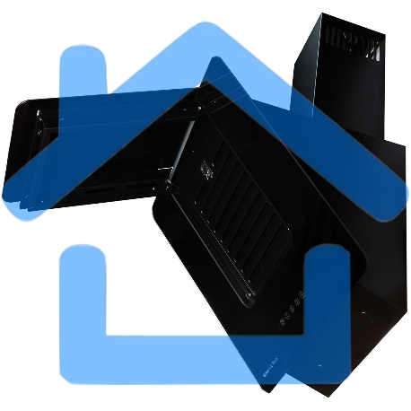 Вытяжка каминная наклонная Zigmund & Shtain K 150.6 B черный, 60 см, 1100 куб. м/ч, 65 дБ-2