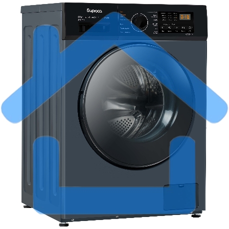 Стирально-сушильная машина Бирюса WMD-SM812/03 W перламутровый синий, загрузка фронтальная 8 кг, 1200 об/мин, класс: А+++-6