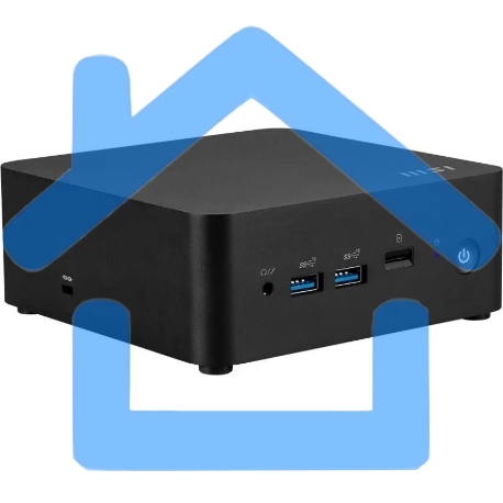 Компьютер MSI Cubi NUC 1M-045XRU, черный, Intel Core 3 100U/8Gb/512Gb/Intel UHD/WF6E/BT5.3/120W/AirCooling/DOS (9S6-B0B111-219)