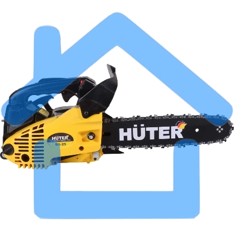 Бензопила Huter BS-25 70/6/5 800 Вт, 25 см3, бак 0,31 л, антивиб. система, шина 300см/12