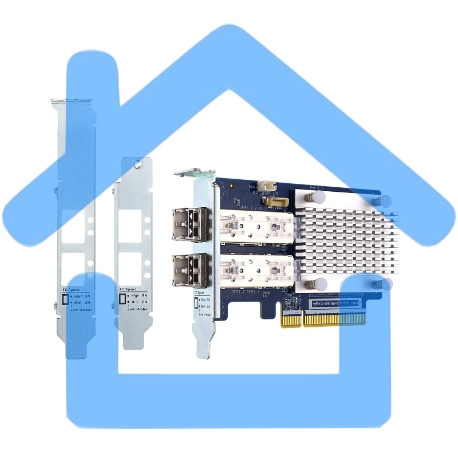 Сетевая карта QNAP QXP-16G2FC Dual-port Fiber Channel adapter, 2 x 16 Gb / s SFP +, PCIe Gen3 x8. For QTS OS ONLY