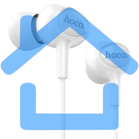 Наушники проводные Hoco M3 белый-3