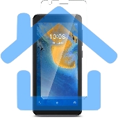 Защитное стекло для экрана BoraSCO Hybrid Glass для ZTE Blade L9 антиблик, 60 х 130 мм, 2.5D, прозрачный