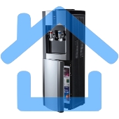 Кулер AEL LD-AEL-47c напольный электронный черный/серебристый