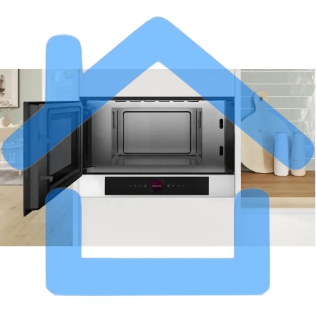 Микроволновая печь встраиваемая Bosch BFL7221W1 белый, 21 л, 900 Вт, переключатели - поворотный механизм/сенсор-10