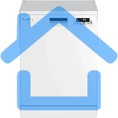 Посудомоечная машина HOTPOINT HF 4C86, белый, 59.8 см, 14 компл., 46 дБ, класс A